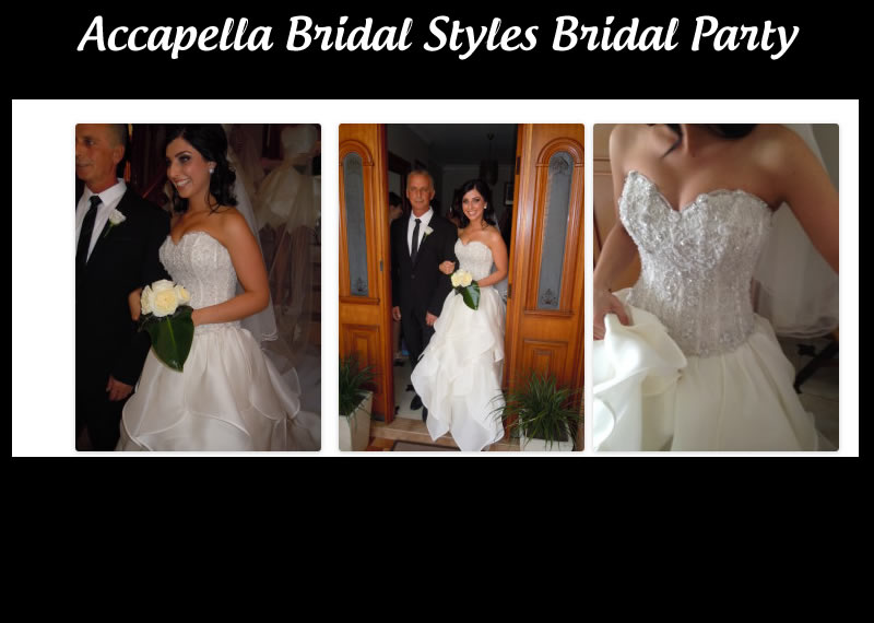 Accapella Bridal styling Bridal Party by Atelier Aimee