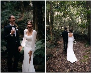 Accapella Bride Madeline — Chic, Effortless, and Completely Her Own