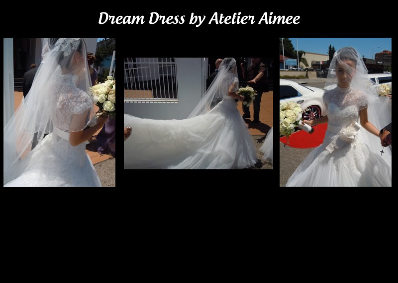 Atelier Aimee Italian designers made by brides dream dress come true.