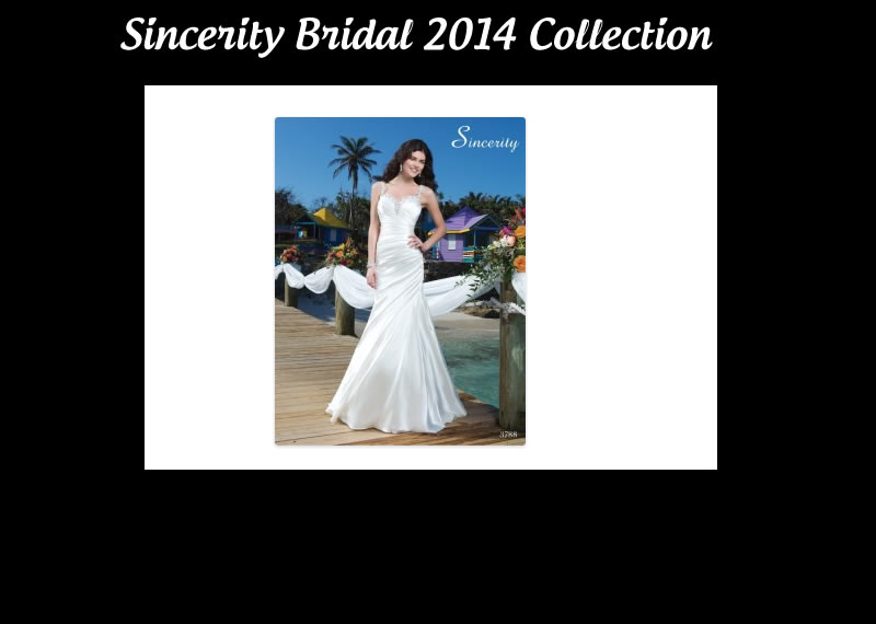 Sincerity Bridal 2014 collection 