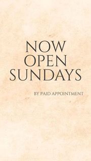 Sunday appointments