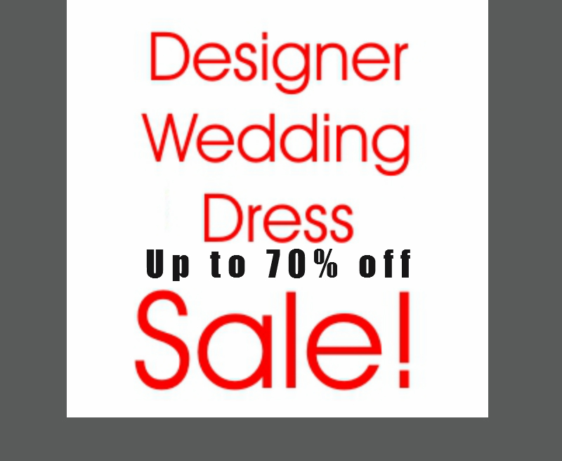 Wedding Dress Sample Sale Discounted