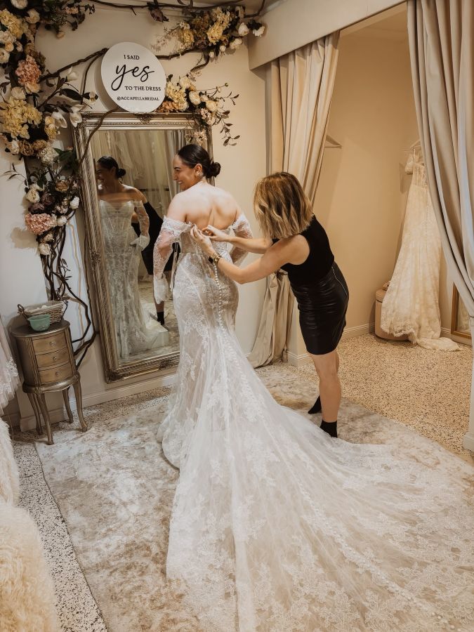 What to Expect at Your First Appointment at Accapella Bridal
